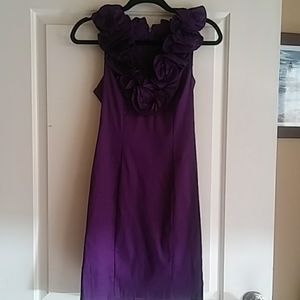 S.L. Fashion Purple Ruffle Dress